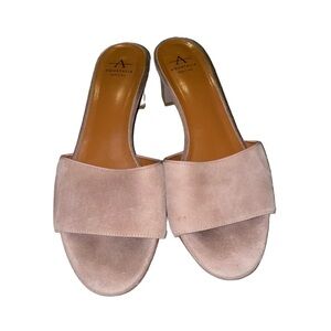 Aquatalia short block heels